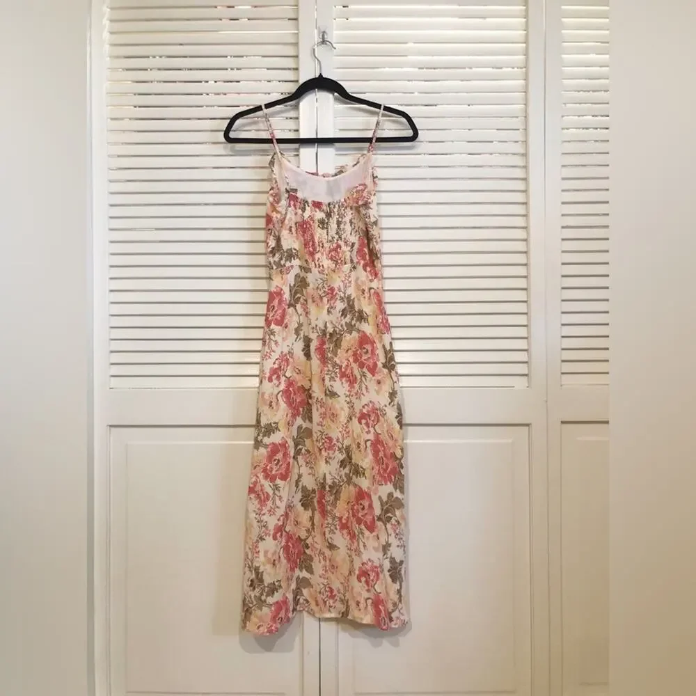 Reformation Cassandra Floral Dress in Farrah Size 4 - Picture 7 of 12